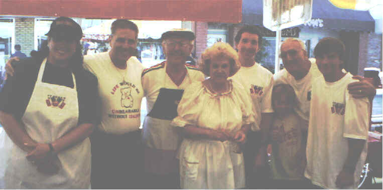 Orange Street International Fair Italian Street volunteers, Sept. 97